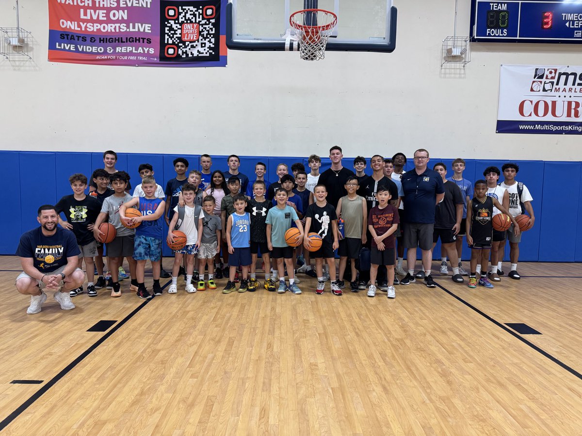 A successful Week at Marlboro High School Basketball Camp a great group of kids that brought a ton of energy. Great work from all the Marlboro High School Boys Basketball Coaches and Players and Head Coach <a href="/Coach_Reuter/">James Reuter</a> for putting together a great week of fun. 
<a href="/MarlboroHSHoops/">Marlboro HS Boys Basketball</a>