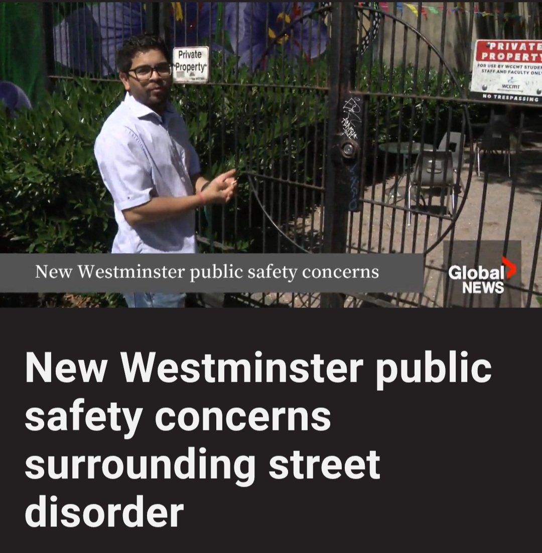 elenoresturko's tweet image. New Westminster business operators are coming forward with concerns about growing public drug use & street disorder downtown.
This is just the latest example of failed NDP drug & soft-on-crime policies causing harm & making our communities unsafe.
globalnews.ca/video/11293544…