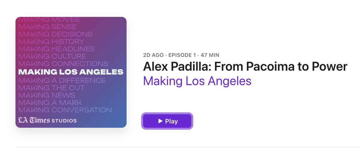 AlexPadilla4CA's tweet image. I never imagined that growing up in Pacoima, helping my dad prep for his next shift as a line cook, would one day lead me to the U.S. Senate.
In this conversation, I share what fuels my fight for voting rights, immigrant justice, and why I’m not afraid to raise my voice when it…
