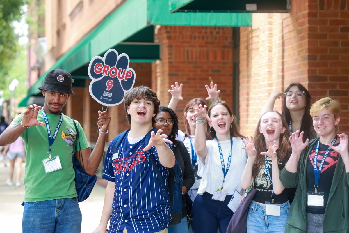 ColumbusState's tweet image. Best ROAR orientation ever🫶🐾