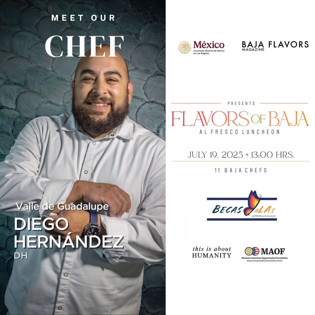 carlos_glezgtez's tweet image. ¡Últimos boletos! #FlavorsOfBaja reúne a 👨🍳👩🍳11 chefs por la educación.
Participa el chef Diego Hernández @dhbaquedano de #DHRestaurante 🔪📍#ValleDeGuadalupe
🎓 Todo lo recaudado será destinado a #BecasAlas
🎟️ eventbrite.com/e/becas-alas-s…