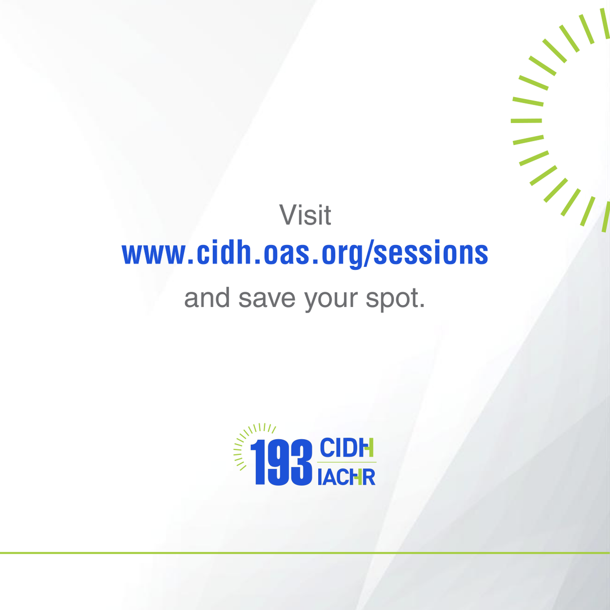 CIDH's tweet image. Want to know the topics of the 19 public hearings starting next Monday, July 21?
Check the schedule to explore the current and pressing human rights issues in the Americas that will be addressed during the #193IACHRSessions.
📆 Register to watch on Zoom with interpretation:
🔗…