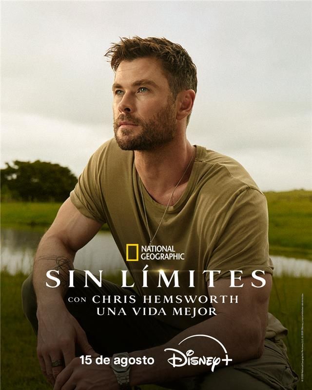 TuSpoilerMx's tweet image. Póster de #SinLimites la nueva docuserie de Chris Hemsworth en @disneyplusla 📸🏞️

Chris Hemsworth emprende una travesía mundial para descubrir los secretos de una vida más larga y sana en una producción de 3 episodios. Llega el 15 e agosto 🍿