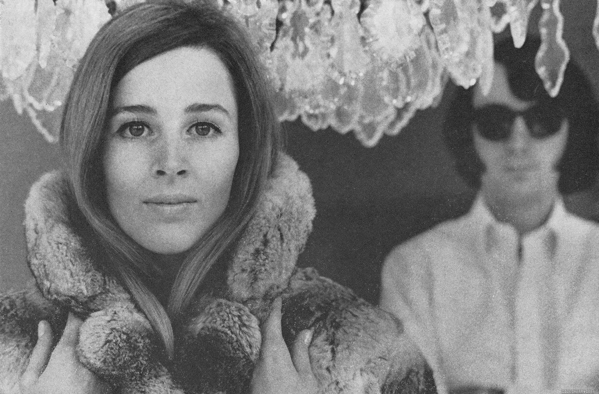 Dailynesmith's tweet image. Mike Nesmith and Phyllis Barbour Nesmith from Monkees Monthly (September 1968)
