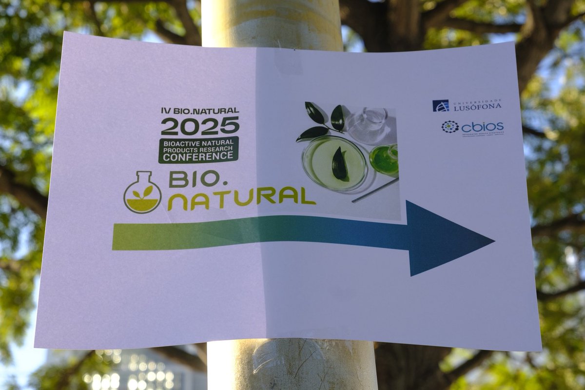 Just wrapped up the IV Bio.Natural Conference at <a href="/ULusofona/">Universidade Lusófona</a>!
2 days of cutting-edge science on natural bioactives
From marine compounds to beehive products 🐝—innovation was buzzing!
Grateful to all speakers &amp; attendees!
#BioNatural2025 #NaturalProducts <a href="/CBIOS_/">CBIOS</a>