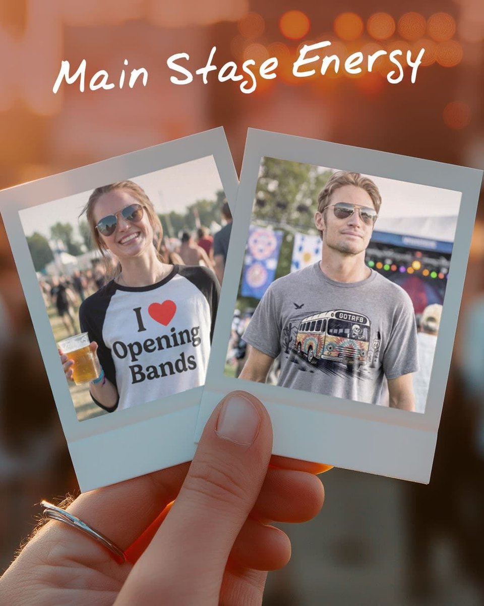 solidthreads's tweet photo. Our new product drop channels everything we love (and hate) about festival season. We’ve got 5 new designs that are hotter than a portapot in July—plus a couple of returning favorites (even though they swore there’d be no encore).

Take 15% Off with Code 'NOSHADE' https://t.co/OV1XYS96Ax