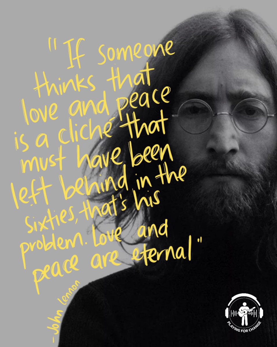 playing4change's tweet image. Peace is the only way. 🌍🕊️
Let’s keep choosing unity, love, and music to light the path forward.