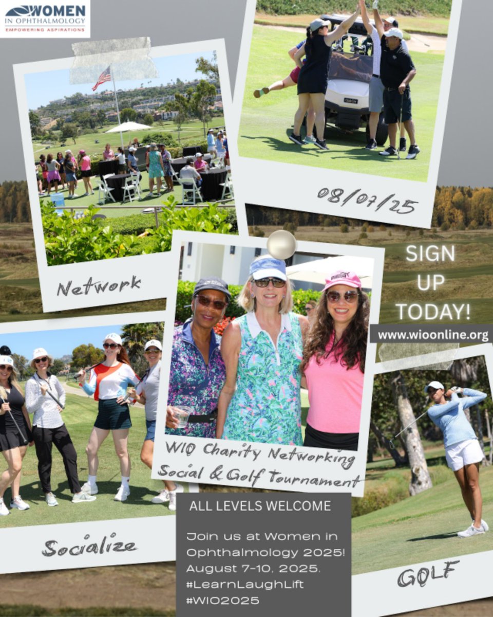 Get ready to NETWORK with a MISSION!! Rub shoulders with the ophthalmic world’s ELITE! Join us at the annual WIO Charity Networking Social &amp; Golf Tournament on Thursday afternoon, 8.7.25. All proceeds benefit Orbis International. wioonline.org/summer-symposi…