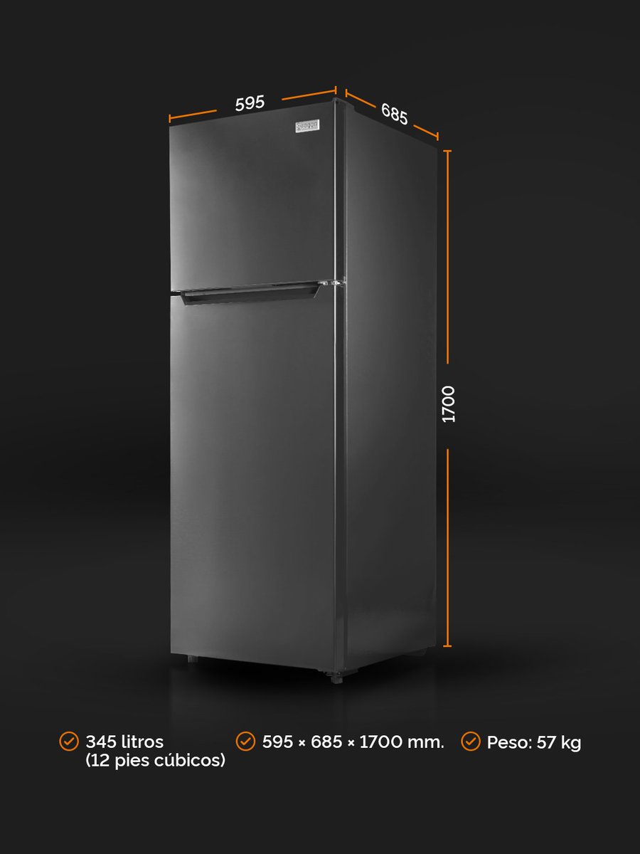 Todo lo que necesitas con la Nevera Top Freeze NV-5350:

✅No Frost (sin escarcha)
✅ Enfriamiento uniforme
✅ Luz LED
✅ Eficiencia 115V/60Hz
✅ 345 litros de capacidad

Moderna, funcional y lista para tu cocina 😉

Disponible en IVOO 🧡