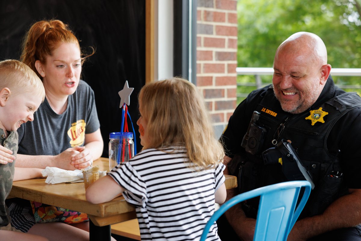 Custard with a cop was sweet in more ways than one!

Thank you to everyone who came together to make this event amazing. We enjoyed the good laughs, great conversations, and delicious custard! More events like this are coming soon, we can't wait to see you next time.