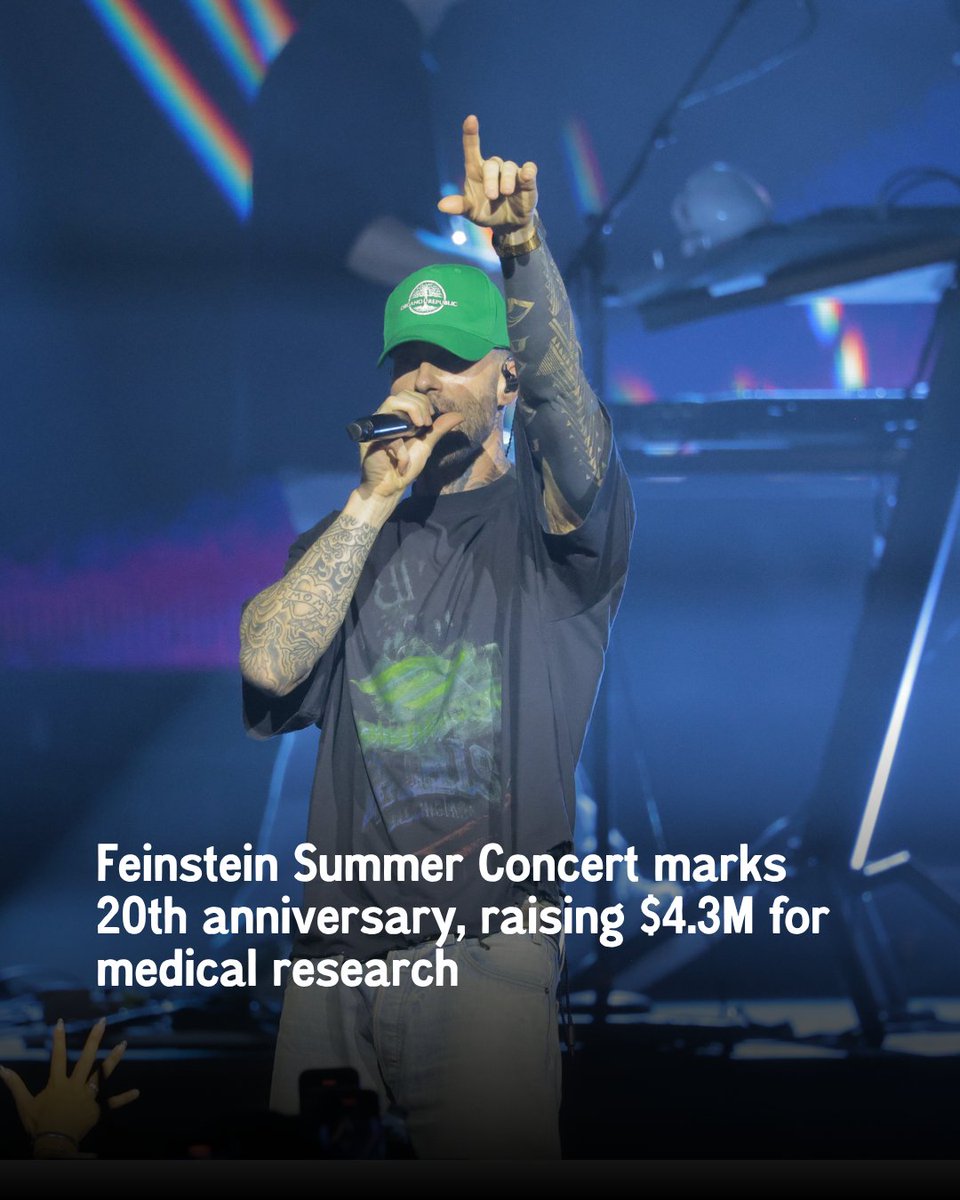 GiveToNorthwell's tweet image. The 20th #FeinsteinSummerConcert raised $4.3 million to drive discoveries at The Feinstein Institutes for Medical Research & across @NorthwellHealth. 🎤 Special thanks to @Maroon5, Lawrence Scott Events, @ChrisWragge, & all our generous sponsors. bit.ly/44NQhTW