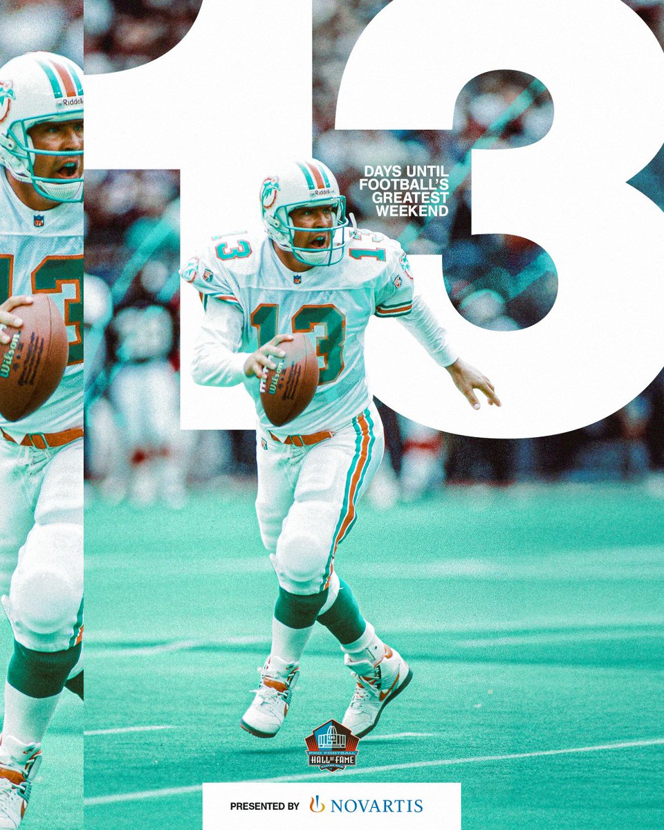1️⃣3️⃣ days till kickoff!!

<a href="/NovartisUS/">Novartis US</a> | #PFHOF25