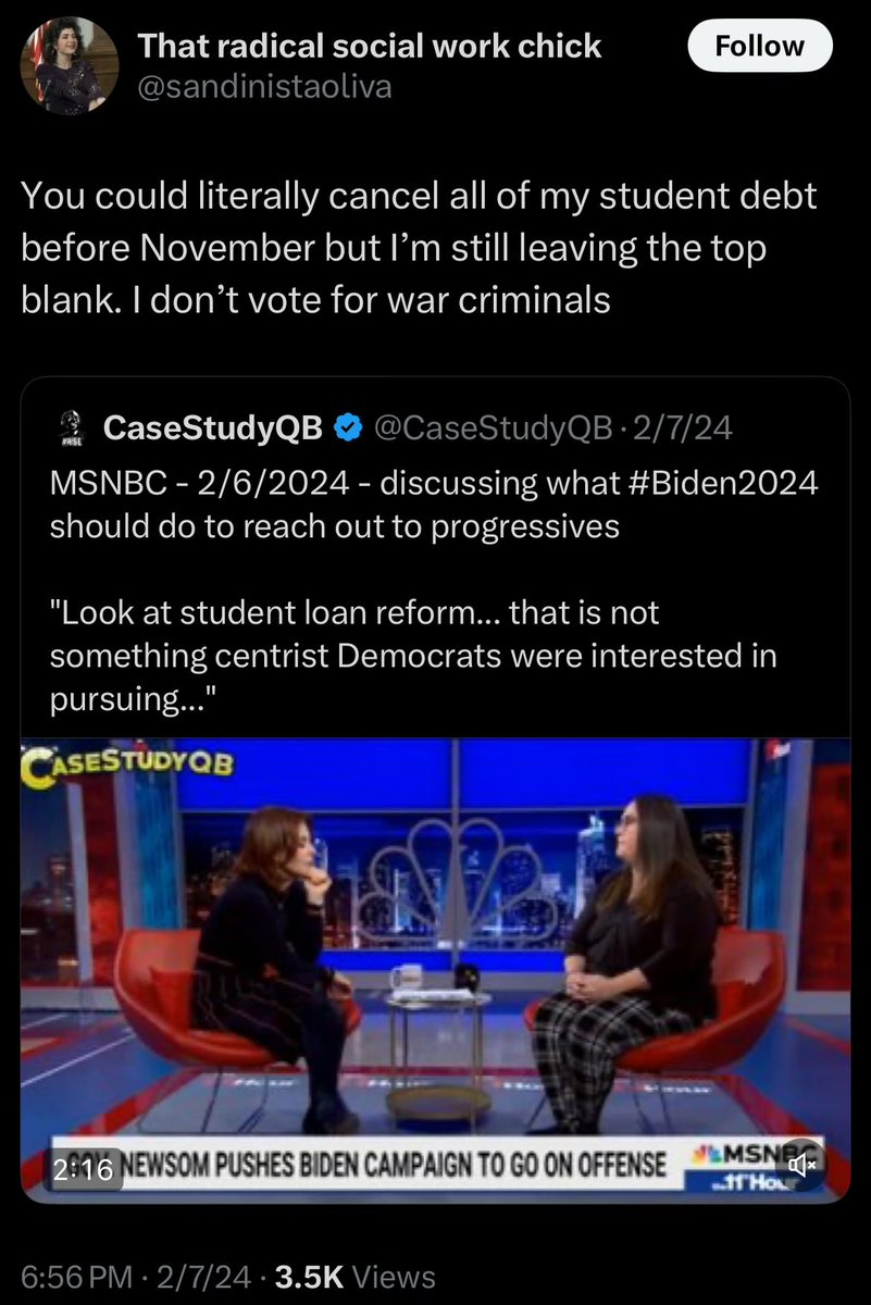 You should have voted for Kamala Harris