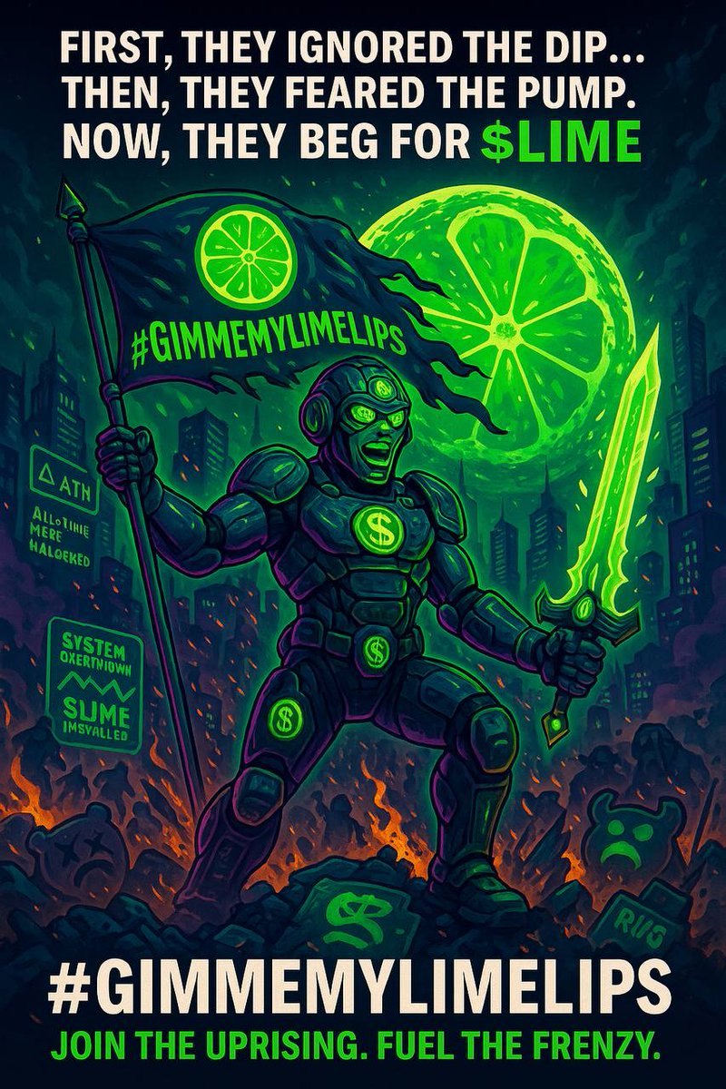 Crypto Lord 001 (@whalebright200) on Twitter photo <a href="/xyzvitaly/">vstarbanks</a> $lime to the moon and beyond LFG it's pumping massively right now
Ca:GVu2EvRnKgf6MT2TBNg5uVyGuXrBEJSMnuZebzPBpump <a href="/xyzvitaly/">vstarbanks</a> $lime to the moon and beyond LFG it's pumping massively right now
Ca:GVu2EvRnKgf6MT2TBNg5uVyGuXrBEJSMnuZebzPBpump