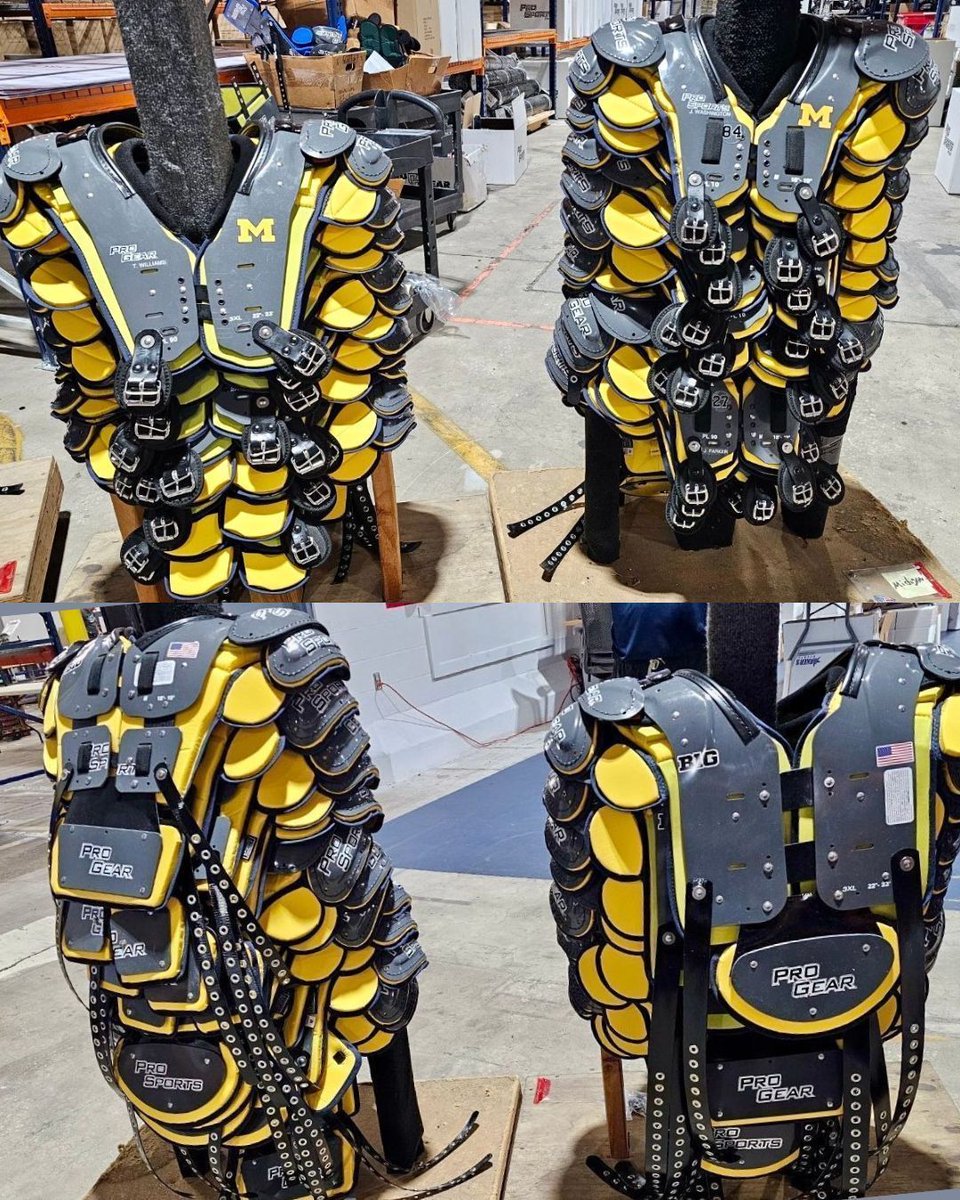 Pro Gear Sports (@progearfb) on Twitter photo <a href="/UMichFootball/">Michigan Football</a> with the #Stacks of new <a href="/ProGearFB/">Pro Gear Sports</a> shoulder pads!๐ฎโ๐จใฝ๏ธ
Christopher Pugliese at <a href="/schuttsports/">Schutt Sports</a> worked with us to get them #GearedUp!
<a href="/ProSports_Pads/">ProSportsPads</a>
<a href="/Schutt_Pugliese/">Christopher Pugliese</a>
<a href="/UMichAthletics/">Michigan Athletics ใฝ๏ธ</a>
#KnowTheLogo #CollegeFootball #ShoulderPads #2023NationalChampions #GoBlue <a href="/UMichFootball/">Michigan Football</a> with the #Stacks of new <a href="/ProGearFB/">Pro Gear Sports</a> shoulder pads!๐ฎโ๐จใฝ๏ธ
Christopher Pugliese at <a href="/schuttsports/">Schutt Sports</a> worked with us to get them #GearedUp!
<a href="/ProSports_Pads/">ProSportsPads</a>
<a href="/Schutt_Pugliese/">Christopher Pugliese</a>
<a href="/UMichAthletics/">Michigan Athletics ใฝ๏ธ</a>
#KnowTheLogo #CollegeFootball #ShoulderPads #2023NationalChampions #GoBlue