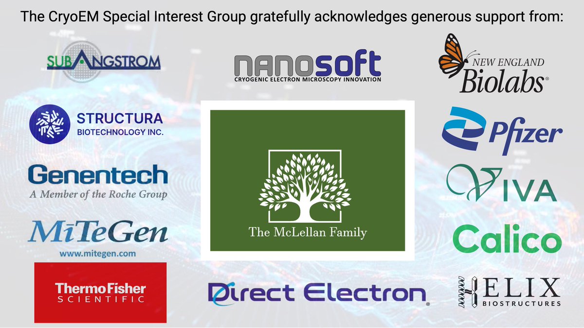 edward_eng's tweet image. Starting off @ACAxtal #ACA2025 by hosting WK2: Applications of Visualization Technology in the Structural Sciences with my co-organizer Nichole Valdez.
tinyurl.com/aca25-wk2
We thank our speakers, WK-2 sponsors & all the sponsors that contributed to ACA25 cryoEM SIG events.