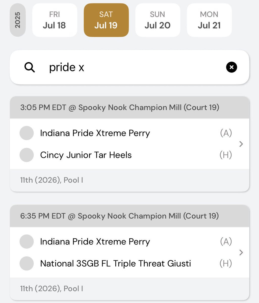 ruby__murrell's tweet image. Here’s my schedule for the first three days of The Finale in Hamilton, Ohio!