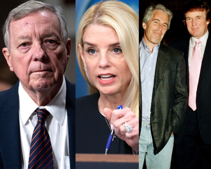 BREAKING: Senator Dick Durbin drops a massive bombshell and reveals that Attorney General Pam Bondi "pressured" roughly 1,000 FBI personnel to sift through tens of thousands of Epstein documents to flag all mentions of Donald Trump.

And it gets so much worse...

In letters sent