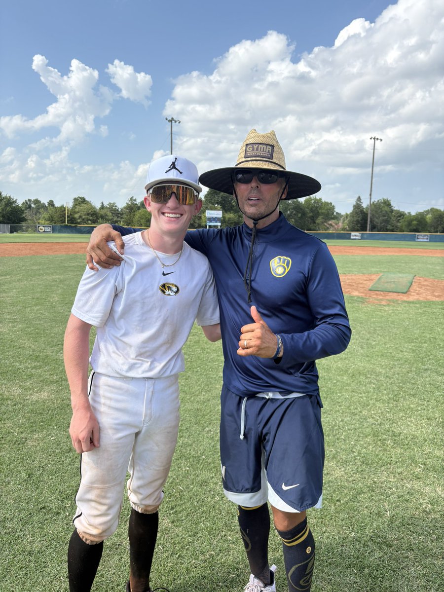 What an amazing experience! <a href="/NateTrosky/">Trosky</a> ran the most incredible infield camp and Gib was lucky enough to attend. BAMO quotes are now taking over my life. #suave #sowhatwhocares