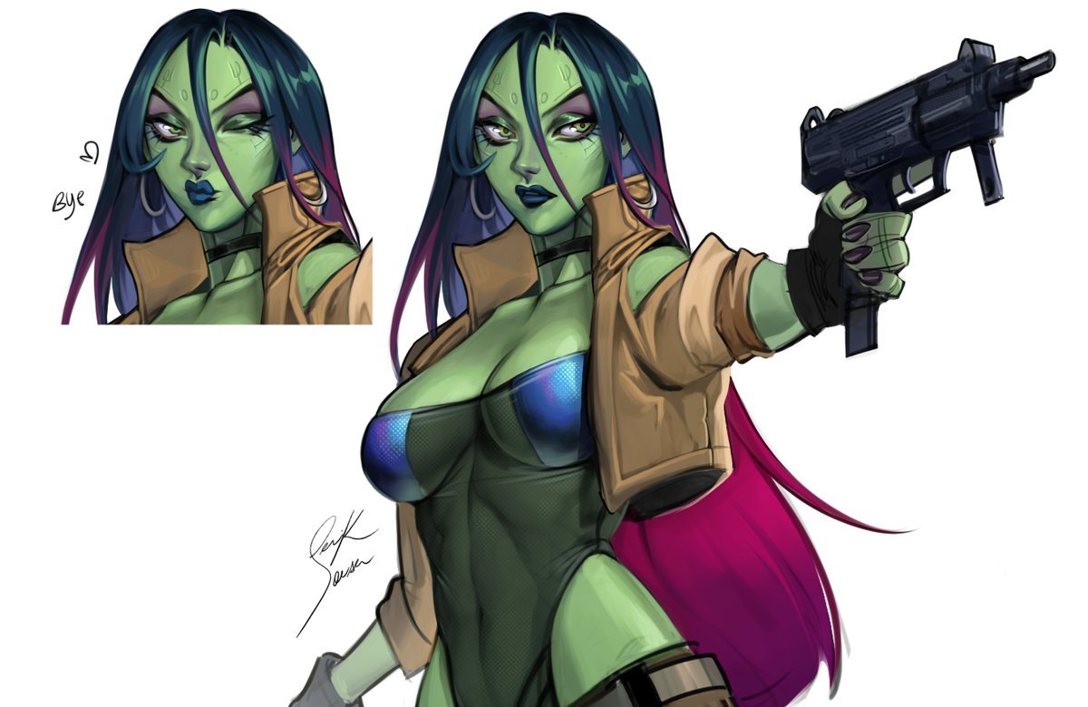 SoulDerik's tweet image. Gamora
