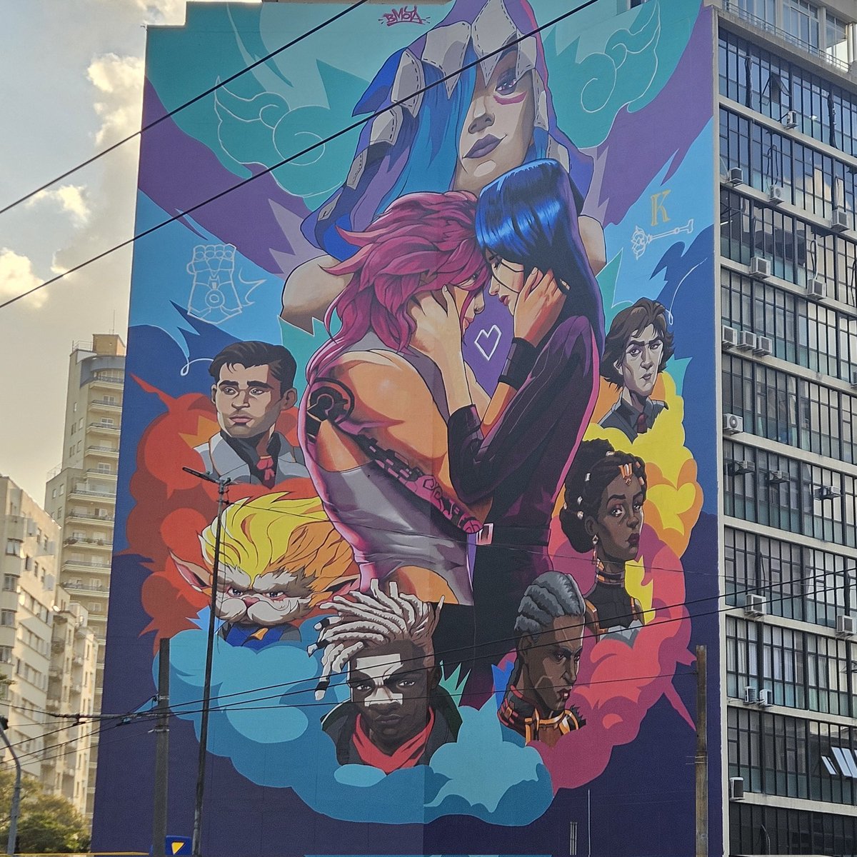 vioIets4vi's tweet image. I was finally able to see the caitvi wall 🥲 its so beautiful I couldn't stop smiling