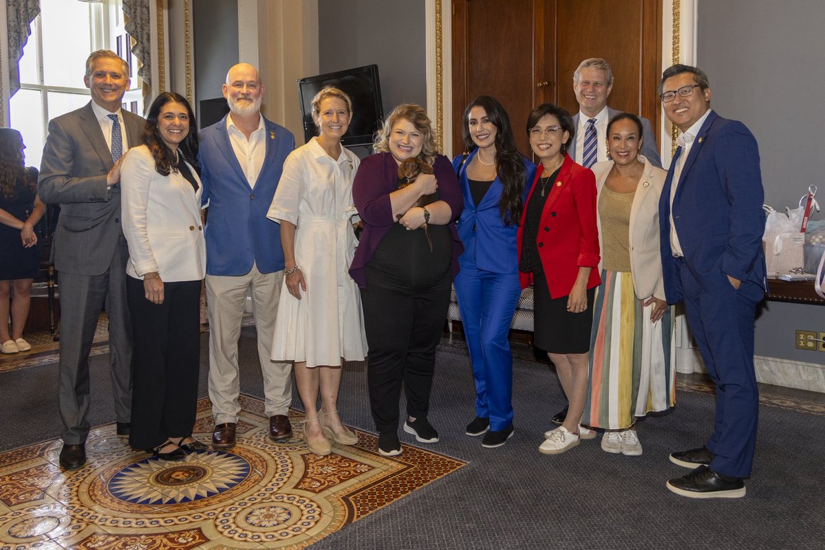 RepKatCammack's tweet image. Thank you to Speaker Johnson and Chairwoman McClain for hosting the most beautiful baby shower in honor of baby Peanut! 💕 I’m beyond grateful for the overwhelming love and support from my Capitol Hill family. We can’t wait for Peanut to meet her future Uncles and Aunties! 👶