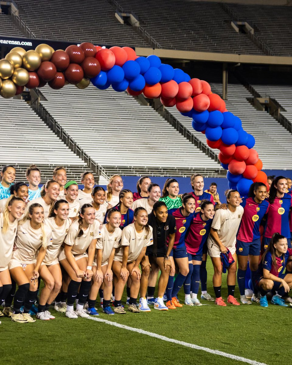 dallastrinityfc's tweet image. Last year it was @FCBfemeni. This year, it’s @AmericaFemenil. Another international matchup at the Cotton Bowl.
🎟️ bit.ly/4leB994