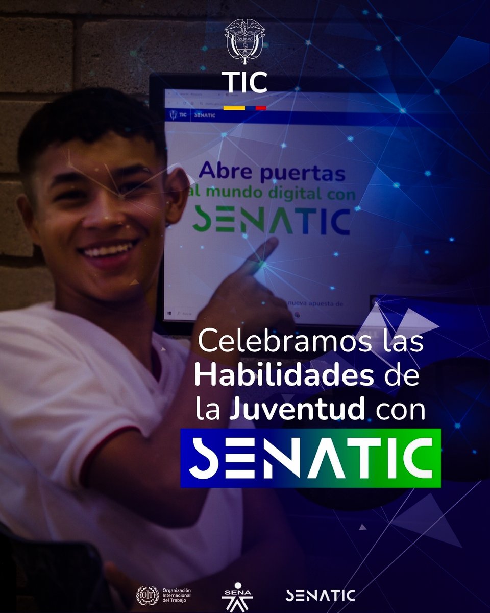 OITAndina's tweet image. 📅 El 15 de julio se conmemora el Día Mundial de las #HabilidadesdelaJueventud
🌐Con #SENATIC toda la semana las/los aprendices celebraron con herramientas digitales 💻 y aprovechando las oportunidades del 🌎 TI