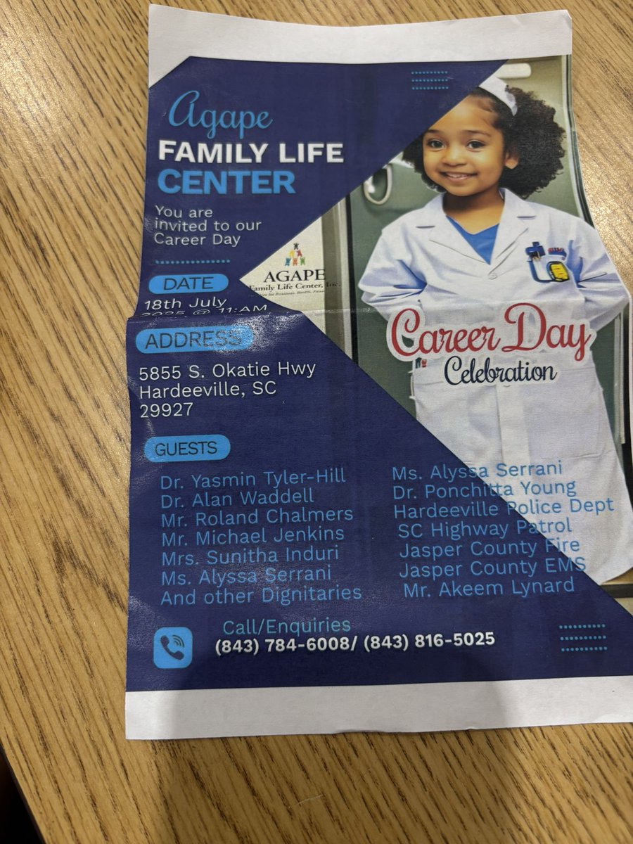 SCHP_Troop7's tweet image. Special thanks to Agape Family Life for letting South Carolina Highway Patrol participate in Career Day !