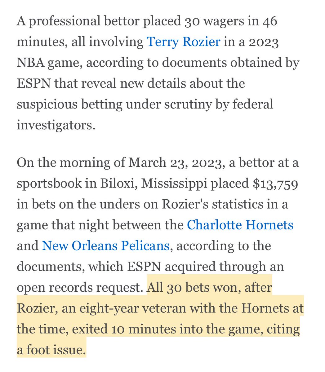 HeatvsHaters's tweet image. ESPN’s story of the suspicious bets on Terry Rozier…. Nah what 😭😭
Hornets scammed Miami