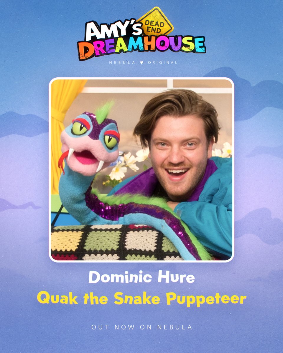 WatchNebula's tweet image. the cast of your dream continues... watch them now in Amy's Dead-End Dreamhouse, out now on Nebula