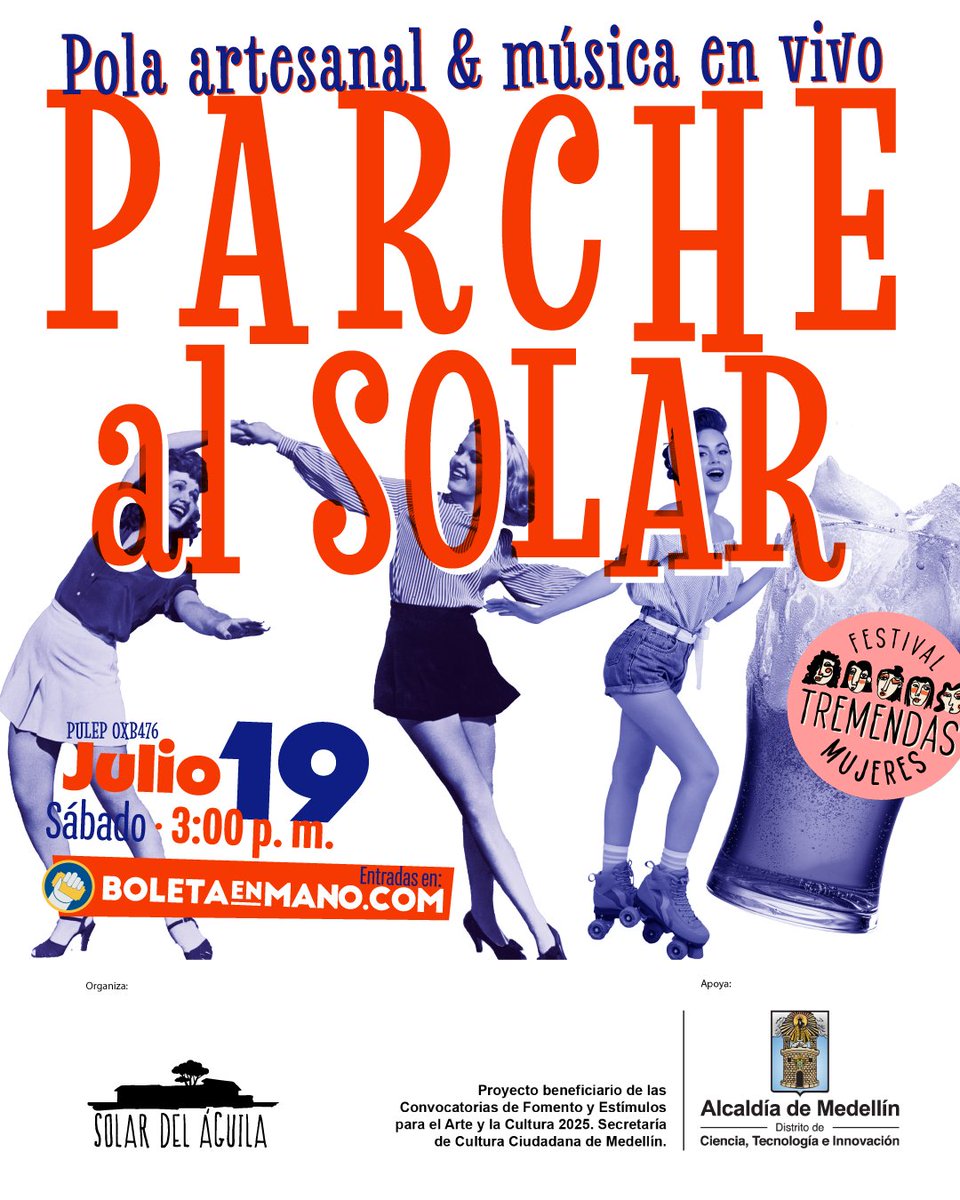 Este 19 de julio disfruta la oferta de pola artesanal, gastronomía y música en vivo.

Con las cervezas nos acompañan: El Hijo Calavera, Cervecería Olimpo, Catía y Macerado Raíces.

Música a cargo de la DJ Viviana Álvarez y la reconocida cantante y compositora Laura Azul.