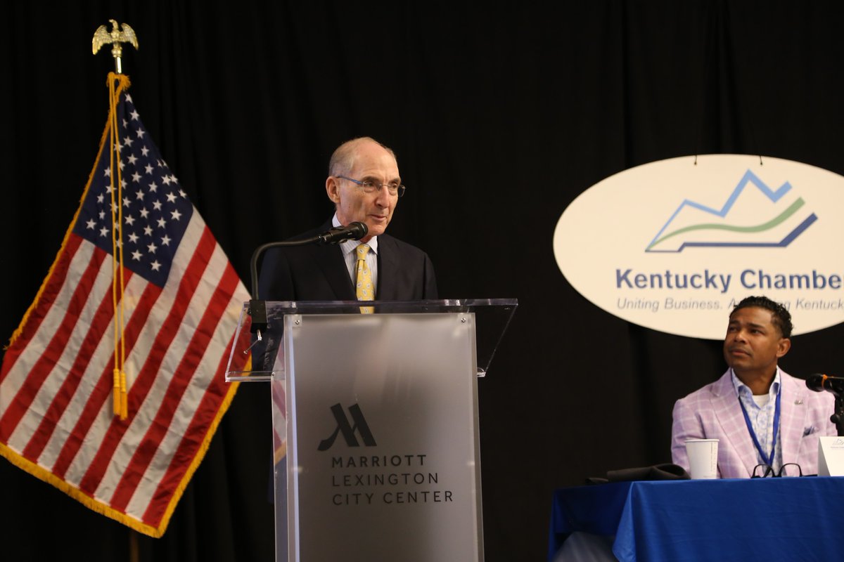 KyChamber's tweet image. The Kentucky Chamber’s Board of Directors—comprised of more than 60 business leaders from diverse industries across the state—convened today to hear an update on the Chamber’s ongoing efforts to advance the Commonwealth as well as remarks from featured guests, @universityofky…