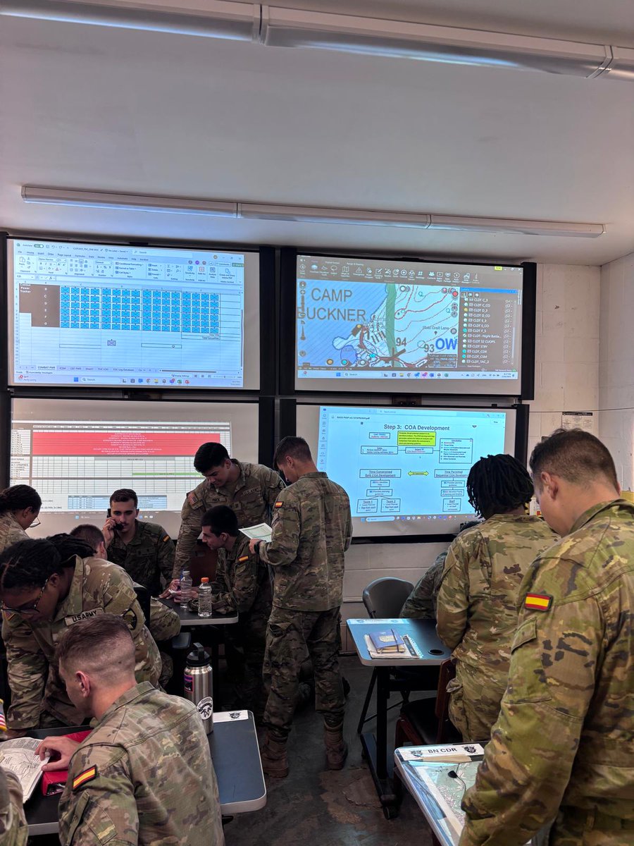 MADOC_ET's tweet image. Los alféreces de la Academia General Militar #AGM_ET se instruyen en la Academia Militar de West Point realizando el ejercicio Cadet Leader Development Training (CLDT)25.