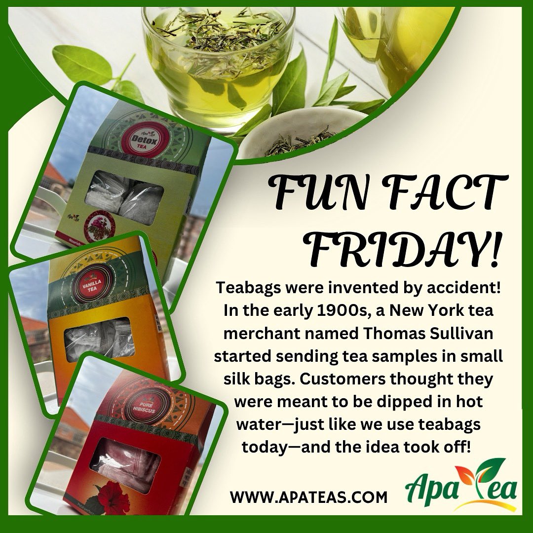 Theofficiallapa's tweet image. It’s that time of the week again👀, it’s fun fact Friday and this weeks fact sheds some unknown knowledge on the origins of all teabags 🙂‍↔️ #Funfactfriday #APAtea #Teabags #Sustainability
