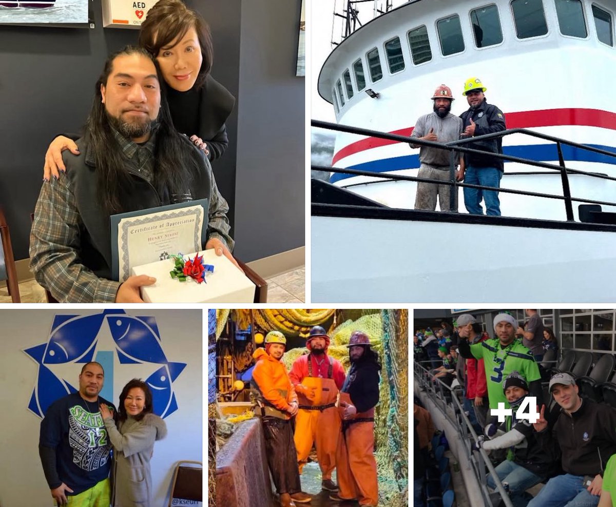 kseuri's tweet image. Pride in profession: bit.ly/3wUn9ri
recognizing 11-year crew, Henry Siaosi. Henry’s a valued member of the FFamily. Keep up the good work and see you in #Kodiak aboard the #AmericanNo1

#FishFinest WildAlaskaSole