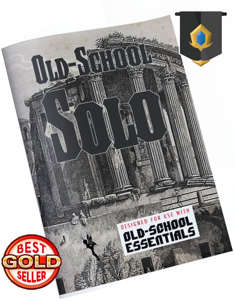 yum_dm's tweet image. If you are into old school #DnD, especially #OSE, and want to try your hand at #SoloRPG, then check out this book: Old School Solo yumdm.short.gy/OldSchoolSolo
#DungeonsAndDragons #TTRPG