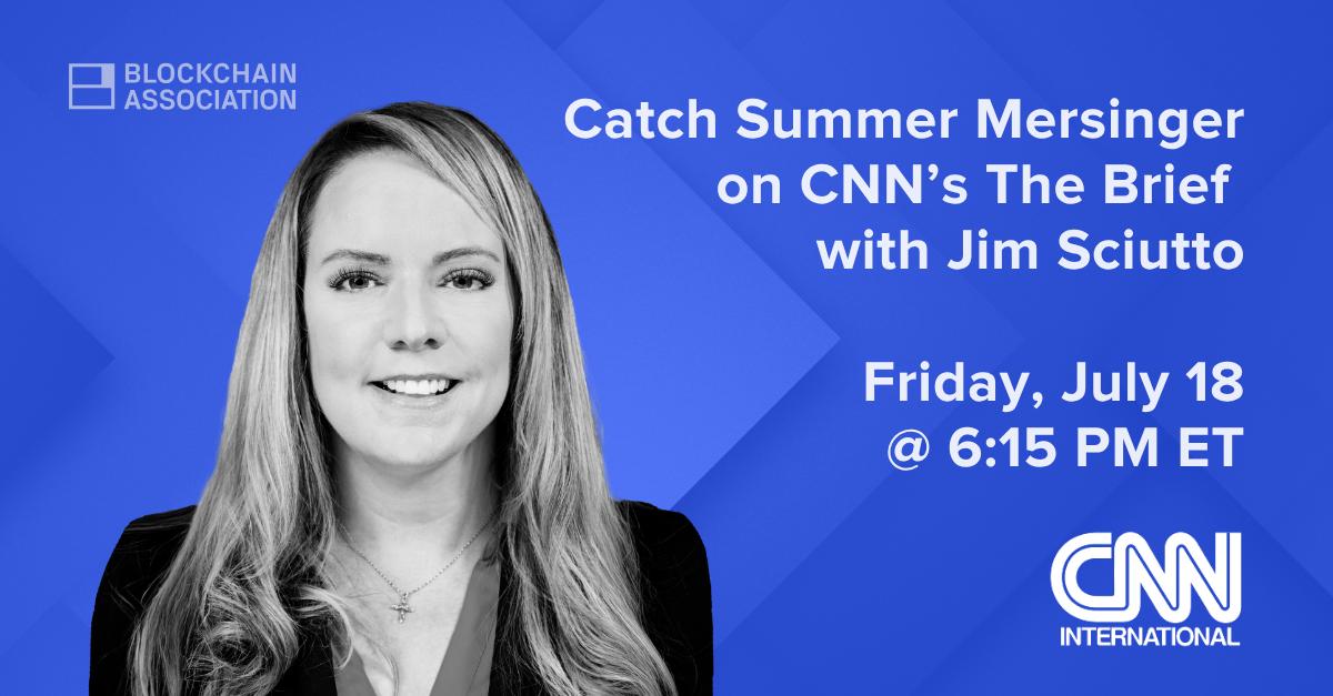 BlockchainAssn's tweet image. Join @SKMersinger on @cnni following the GENIUS Act bill signing at the White House as she recaps a historic week for the crypto industry with @jimsciutto.
Tune in live: edition.cnn.com/videos/cnn-i