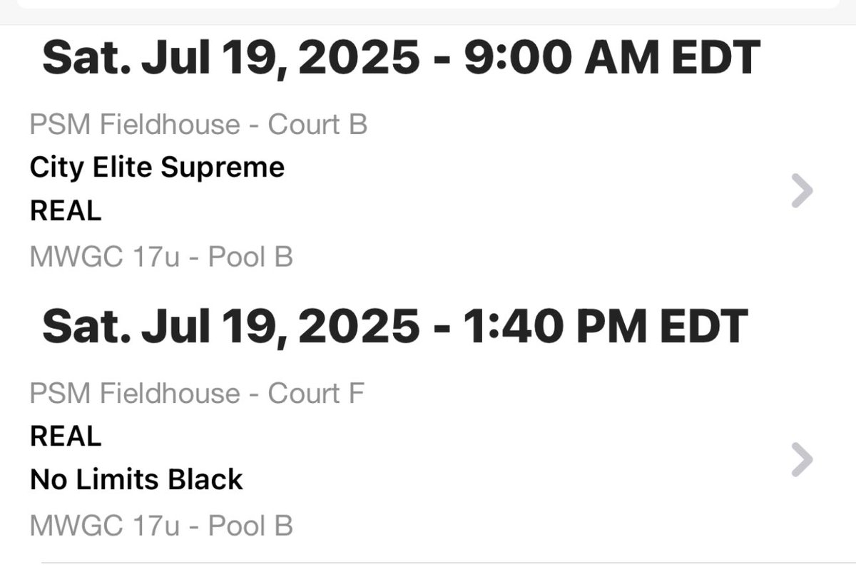 Libby Maurer (@libbymaurer10) on Twitter photo One last tournament for the AAU books and with the REAL fam in Indiana at The Big Time! Here’s my schedule for Saturday!! Very bittersweet playing my last tourney with my girls for <a href="/REALbasketball_/">REAL Basketball</a> One last tournament for the AAU books and with the REAL fam in Indiana at The Big Time! Here’s my schedule for Saturday!! Very bittersweet playing my last tourney with my girls for <a href="/REALbasketball_/">REAL Basketball</a>