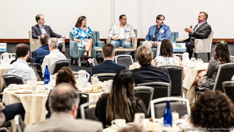 #ICYMI Julie Bonacio joined the <a href="/AlbanyBizReview/">Albany Business Review</a>'s Power Breakfast panel on the region's real estate market. 🏘️ She and other panelists discussed how they adapt to make projects work, as well as housing and rental trends. Subscribers can read more here 👉 bit.ly/3TNCYxS