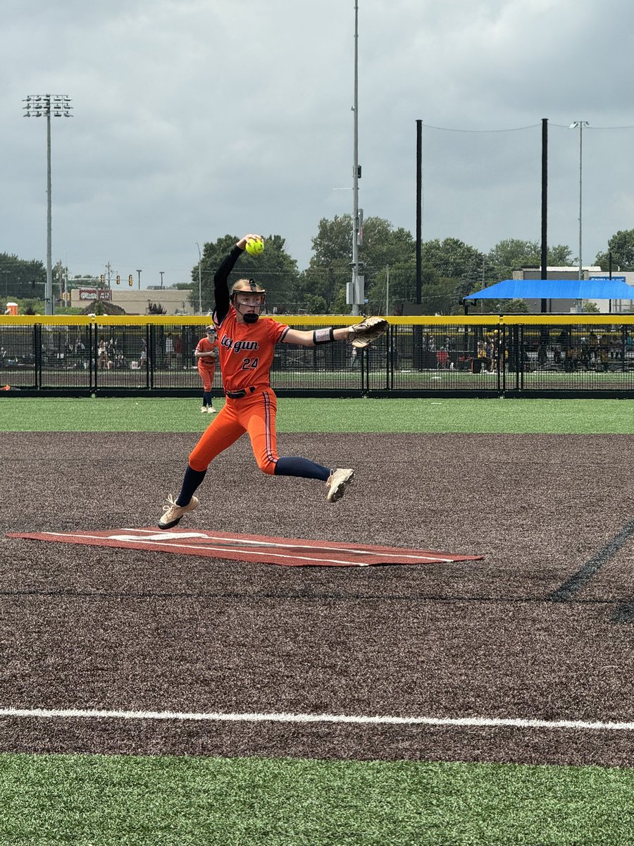 Kaelynn M. Carnes (@kaelynncarnes24) on Twitter photo Bracket game #2 - Big W!
6IP, 2 H, 4 K, 0 ER, 1 W.
Defense always got my back! Also hit another ball that was close to a HR! Back at it tomorrow! Love my team! <a href="/topgunfastpitch/">Top Gun Fastpitch</a> <a href="/TGA_Turner/">Top Gun National 18U</a> <a href="/2K12TopGun/">Top Gun 2K12 - Premier</a> <a href="/topgun_skim/">Top Gun National 16u-SK</a> <a href="/TGASciara/">Top Gun National 16</a> <a href="/ExtraInningSB/">EXTRA INNING SOFTBALL</a> 🧡💙✈️ Bracket game #2 - Big W!
6IP, 2 H, 4 K, 0 ER, 1 W.
Defense always got my back! Also hit another ball that was close to a HR! Back at it tomorrow! Love my team! <a href="/topgunfastpitch/">Top Gun Fastpitch</a> <a href="/TGA_Turner/">Top Gun National 18U</a> <a href="/2K12TopGun/">Top Gun 2K12 - Premier</a> <a href="/topgun_skim/">Top Gun National 16u-SK</a> <a href="/TGASciara/">Top Gun National 16</a> <a href="/ExtraInningSB/">EXTRA INNING SOFTBALL</a> 🧡💙✈️