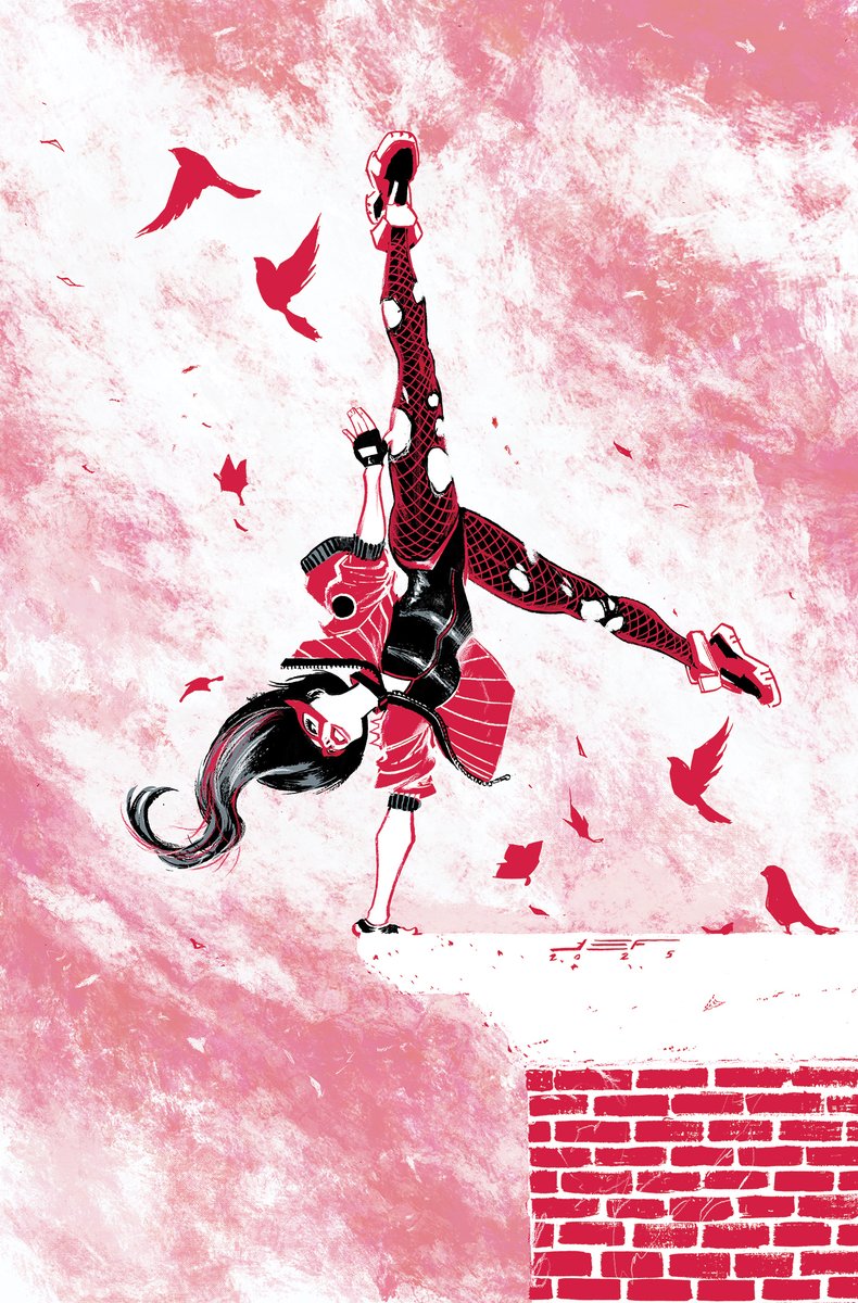 juaneferreyra's tweet image. My cover for "Justice League Red" in October feat Red Canary