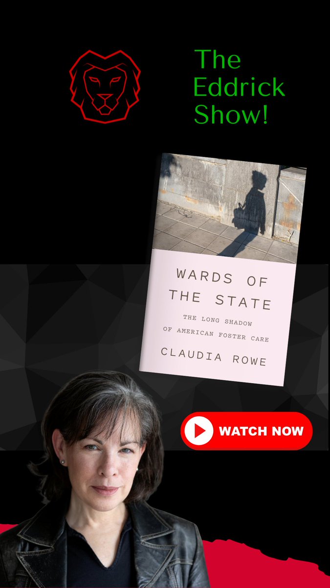 RoweReport's tweet image. Love this interview with @eddrickshow about WARDS OF THE STATE because he asks about one of the main reasons I wrote the book: to convey some of the psychological realities of being a #foster child. Have a listen!