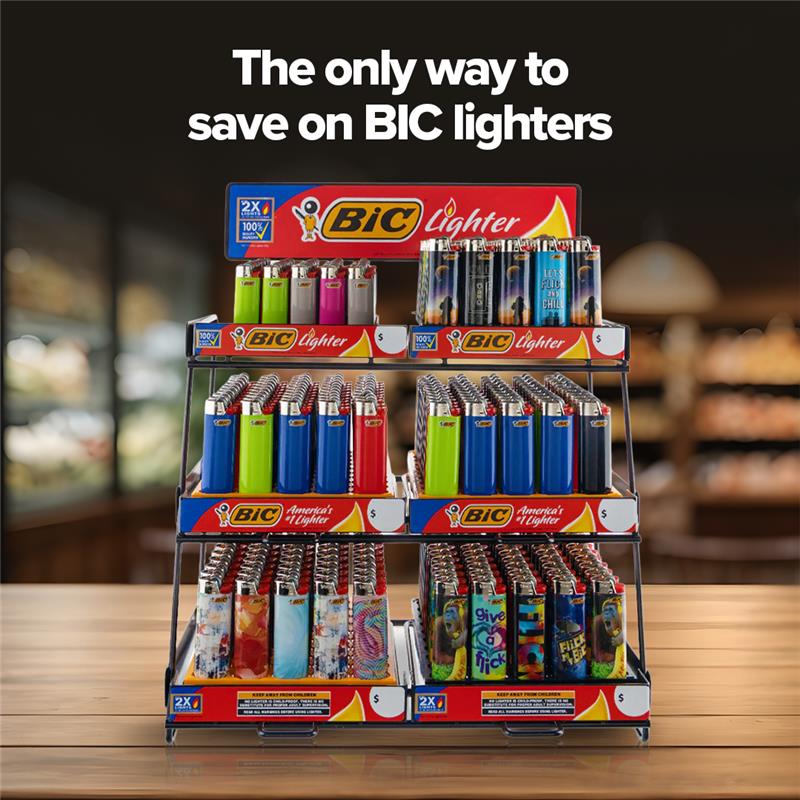 BioincLA's tweet image. Level up your retail game with our all-in-one BIC® Lighter countertop display! 📷 Stock the #1 impulse-buy, unlock unbeatable wholesale pricing, and watch your margins soar.

Perfect for smoke shops, convenience stores, and high-traffic counters.