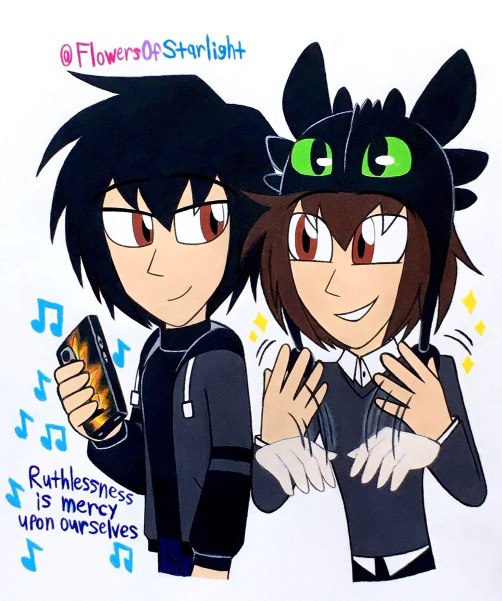 connie1189's tweet image. ✨🖤Brotherhood🤍✨
#GuardiansOfTheHorizon #myOC #myart #traditionaldrawing #originalcharacter #ocs