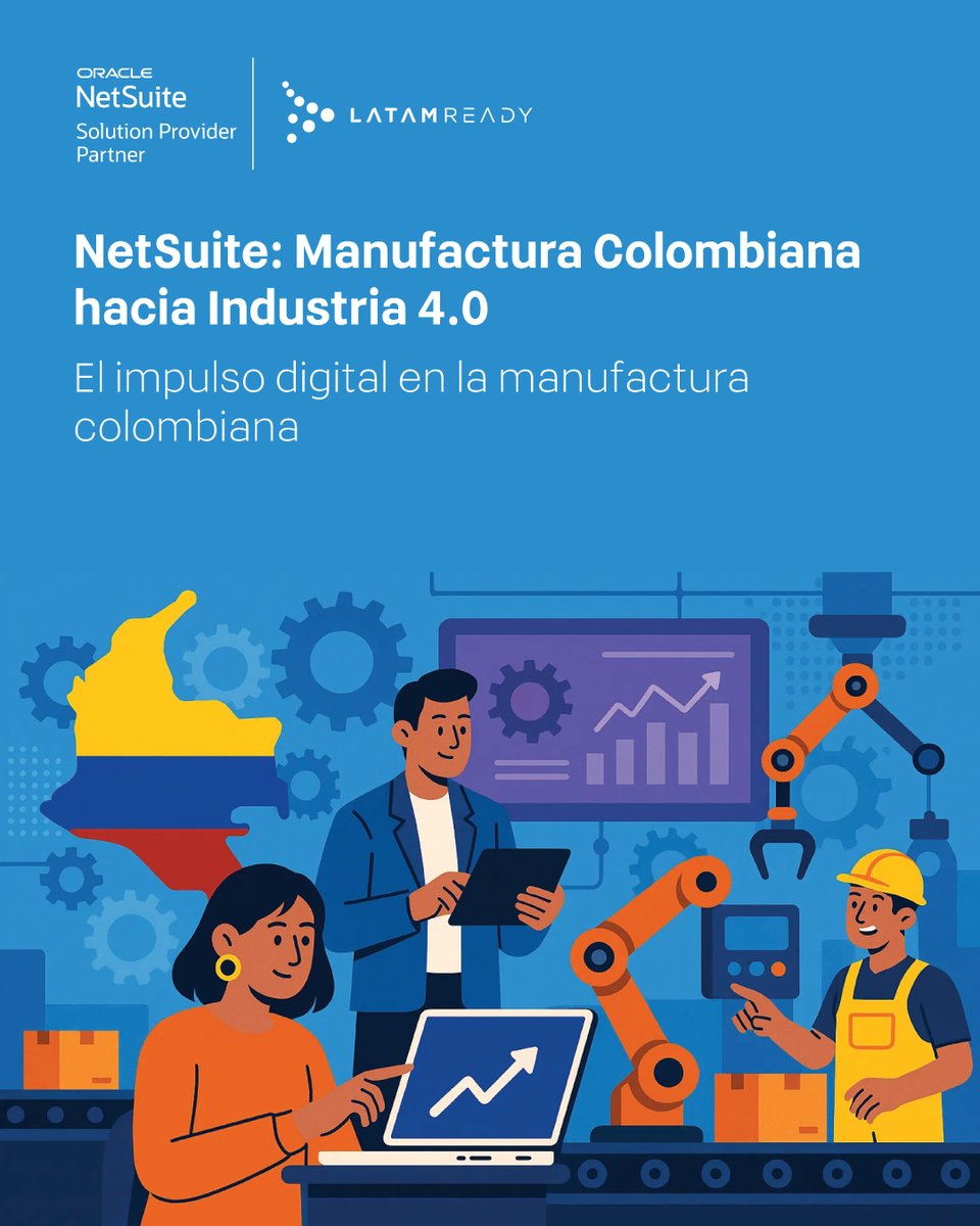 🚀 ¿Estás listo para llevar tu manufactura en Colombia a la Industria 4.0?

NetSuite y LatamReady están ayudando a las empresas a optimizar procesos y escalar su producción.

¡Descubre cómo!

🔗 Lee el blog completo aquí: latamready.blog/netsuite-manuf…