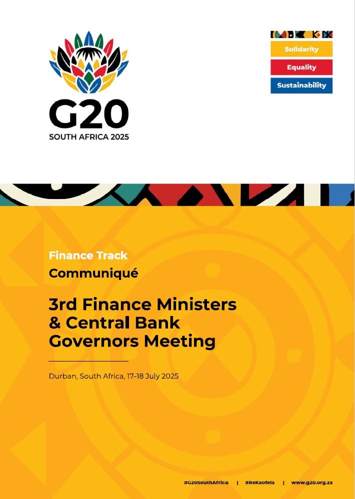 AxelVT_WB's tweet image. Thank you South Africa for hosting the #G20SouthAfrica Finance Ministers & Central Bank Governors meeting. Great discussions & a good outcome in support for strong multilateral cooperation to deliver real results for people & the planet.
Read communiqué: wrld.bg/WXAH50Ws6rh