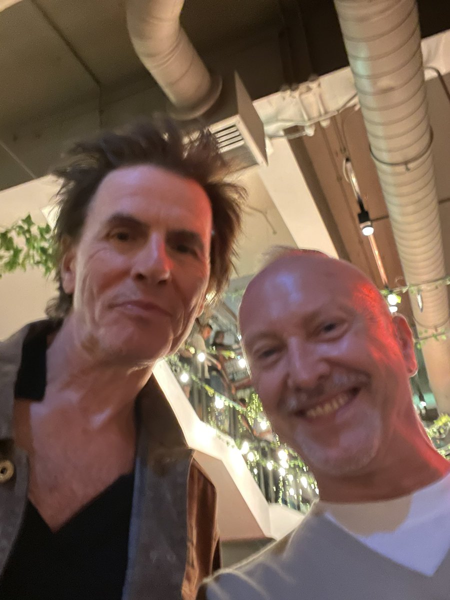 Stuart King, Head Reviewer, London Box Office. (@stuartreviews) on Twitter photo John very kindly stopped for a pic at the SING STREET press night.
Duran Duran were the first band I ever saw live when I was still at college in 1982. He only winced a tiny bit when I mentioned it! 😊
<a href="/LyricHammer/">Lyric Hammersmith Theatre</a> <a href="/duranduran/">Duran Duran</a> <a href="/LBO_Theatre/">London Box Office</a> <a href="/SingStreetBway/">Sing Street Broadway</a> John very kindly stopped for a pic at the SING STREET press night.
Duran Duran were the first band I ever saw live when I was still at college in 1982. He only winced a tiny bit when I mentioned it! 😊
<a href="/LyricHammer/">Lyric Hammersmith Theatre</a> <a href="/duranduran/">Duran Duran</a> <a href="/LBO_Theatre/">London Box Office</a> <a href="/SingStreetBway/">Sing Street Broadway</a>