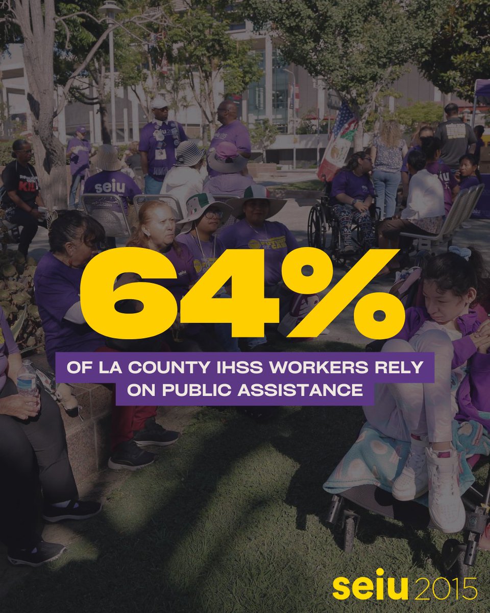 SEIU2015's tweet image. Home care workers are the backbone of LA’s long-term care system, yet the county is treating them like their work doesn’t matter. Enough is enough. It’s time they #PutCareFirst.