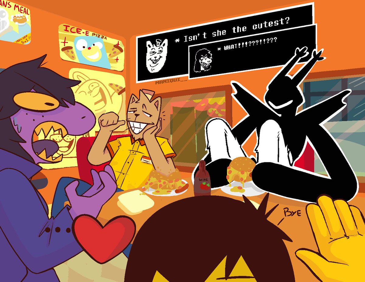 Maniqui__'s tweet image. I HAD A VISION!!!... (my RK version).
#deltarune #undertale